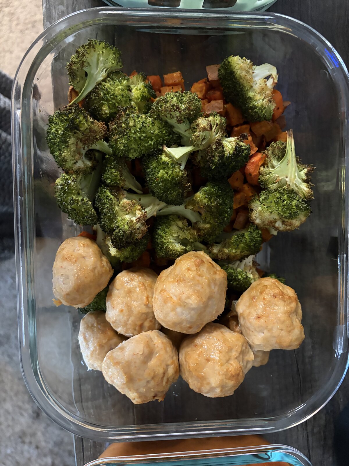 Peanut-Ginger Chicken Meatball Bowls